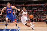 New York Knicks v Los Angeles Clippers: Eric Bledsoe and Timofey Mozgov
