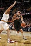 Milwaukee Bucks v Cleveland Cavaliers: Ersan Ilyasova and Ryan Hollins
