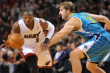 New Orleans Hornets v Miami Heat: Dwyane Wade and Aaron Gray