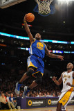 Buy Golden State Warriors v Los Angeles Lakers: Dorell Wright and Lamar Odom at AllPosters.com