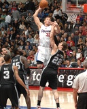 San Antonio Spurs v Los Angeles Clippers: Blake Griffin and Tiago Splitter