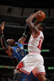 Buy Orlando Magic v Chicago Bulls: James Johnson and Dwight Howard at AllPosters.com