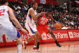 New Jersey Nets v Los Angeles Clippers: Anthony Morrow and Jarron Collins