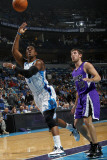 Sacramento Kings v New Orleans Hornets: Chris Paul and Beno Udrih