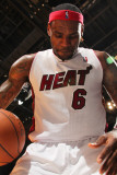 Detroit Pistons v Miami Heat: LeBron James Photographic Print