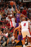 Phoenix Suns v Miami Heat: Dwyane Wade and Channing Frye