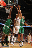 Boston Celtics v Charlotte Bobcats: Glen Davis and Shaun Livingston