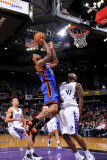 New York Knicks v Sacramento Kings: Wilson Chandler and Darnell Jackson