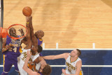 Los Angeles Lakers v Indiana Pacers: Roy Hibbert and Lamar Odom