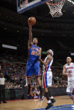 Buy New York Knicks v Detroit Pistons: Wilson Chandler and Richard Hamilton at AllPosters.com