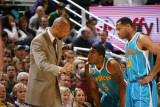 New Orleans Hornets v Utah Jazz: Monty Williams, Marcus Thornton and Willie Green