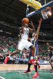 Indiana Pacers v Utah Jazz: Paul Millsap and Josh McRoberts