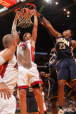 Indiana Pacers v Miami Heat: Zydrunas Ilgauskas and Brandon Rush