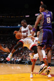 Phoenix Suns v Miami Heat: Dwyane Wade and Channing Frye