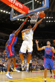 Buy Detroit Pistons v Golden State Warriors: Tayshaun Prince, Ben Wallace and Reggie Williams at AllPosters.com