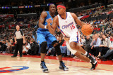 Orlando Magic v Los Angeles Clippers: Ryan Gomes and Mickael Pietrus