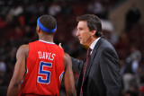 Los Angeles Clippers v Philadelphia 76ers: Vinny Del Negro and Baron Davis