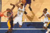 Buy Los Angeles Lakers v Indiana Pacers: Danny Granger and Lamar Odom at AllPosters.com