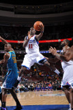 New Orleans Hornets v Philadelphia 76ers: Jrue Holliday and Emeka Okafor