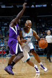 Sacramento Kings v New Orleans Hornets: Jarrett Jack and Eugene Jeter