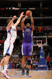 Sacramento Kings v Los Angeles Clippers: Carl Landry and Blake Griffin