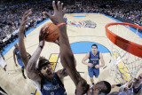 Minnesota Timberwolves v Oklahoma City Thunder: Serge Ibaka and Michael Beasley