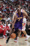Buy Los Angeles Lakers v Houston Rockets: Lamar Odom and Luis Scola at AllPosters.com
