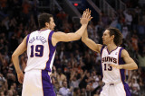 Denver Nuggets v Phoenix Suns: Steve Nash and Hedo Turkoglu