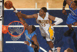 Orlando Magic v Indiana Pacers: Dwight Howard and Roy Hibbert