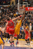 Chicago Bulls v Los Angeles Lakers: Lamar Odom and Joakim Noah