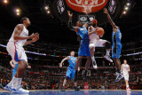 Buy Orlando Magic v Los Angeles Clippers: Baron Davis, DeAndre Jordan, Dwight Howard and Brandon Bass at AllPosters.com