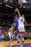 New York Knicks v Sacramento Kings: Amare Stoudemire and DeMarcus Cousins