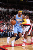 Denver Nuggets v Portland Trail Blazers: Wesley Matthews and Carmelo Anthony