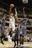 Charlotte Bobcats v Indiana Pacers: Danny Granger and Kwame Brown
