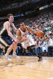 Oklahoma City Thunder v Utah Jazz: Thabo Sefolosha and Gordon Hayward
