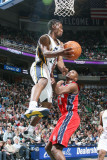 New Jersey Nets v Utah Jazz: Ronnie Price and Travis Outlaw