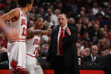 Orlando Magic v Chicago Bulls: Derrick Rose, Tom Thibodeau and Joakim Noah