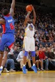 Detroit Pistons v Golden State Warriors: Ben Wallace and Dorell Wright