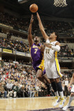 Los Angeles Lakers v Indiana Pacers: Lamar Odom and Danny Granger
