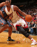 Charlotte Bobcats v Miami Heat: Chris Bosh Photographic Print