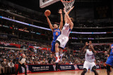 New York Knicks v Los Angeles Clippers: Landry Fields and Blake Griffin