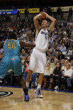 New Orleans Hornets v Dallas Mavericks: Dirk Nowitzki and \Emeka Okafor