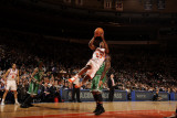 Boston Celtics v New York Knicks: Toney Douglas and Nate Robinson
