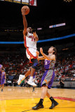 Phoenix Suns v Miami Heat: Jerry Stackhouse and Goran Dragic