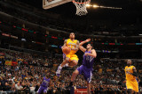 Sacramento Kings v Los Angeles Lakers: Shannon Brown and Omri Casspi