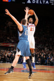 Minnesota Timberwolves v New York Knicks: Wilson Chandler and Kevin Love