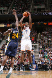 Oklahoma City Thunder v Utah Jazz: Serge Ibaka and Paul Millsap