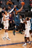 Minnesota Timberwolves v Charlotte Bobcats: Shaun Livingston and Corey Brewer