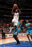 New Orleans Hornets v Los Angeles Clippers: Al-Farouq Aminu and Emeka Okafor