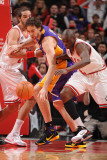 Los Angeles Lakers v Chicago Bulls: Pau Gasol and Luol Deng